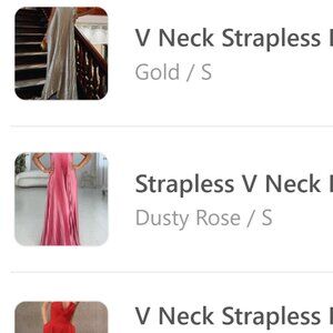 BRAND NEW - formal dress gold